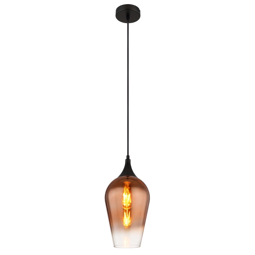 Globo - Hängeleuchte 1xE27/60W/230V d 18 cm kupfern