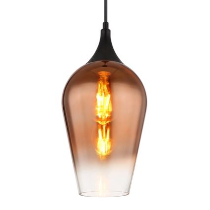 Globo - Hängeleuchte 1xE27/60W/230V d 18 cm kupfern