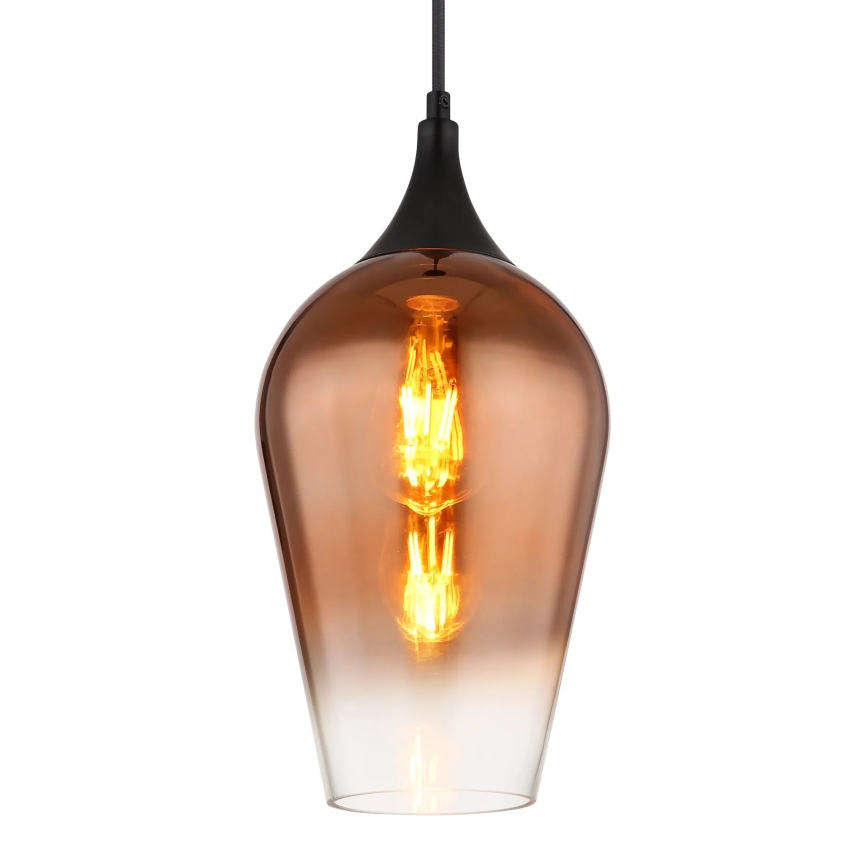 Globo - Hängeleuchte 1xE27/60W/230V d 18 cm kupfern
