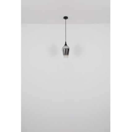 Globo - Hängeleuchte 1xE27/60W/230V d 18 cm schwarz