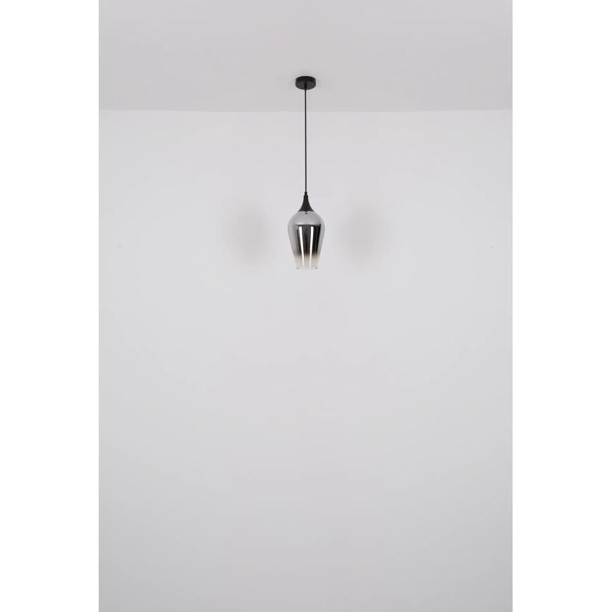 Globo - Hängeleuchte 1xE27/60W/230V d 18 cm schwarz