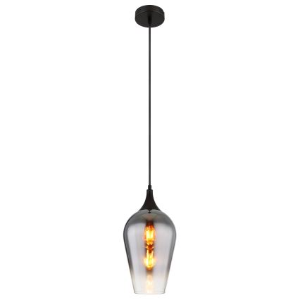 Globo - Hängeleuchte 1xE27/60W/230V d 18 cm schwarz