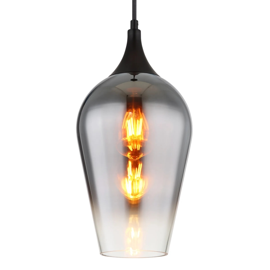 Globo - Hängeleuchte 1xE27/60W/230V d 18 cm schwarz