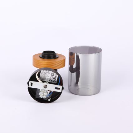 Globo - Lampe de table 1xE27/40W/230V métal/bois
