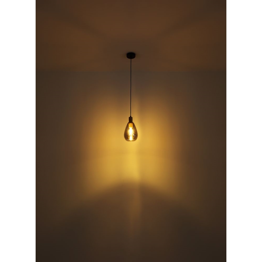 Globo - Deckenleuchte an Kabel 1xE27/40W/230V Messing