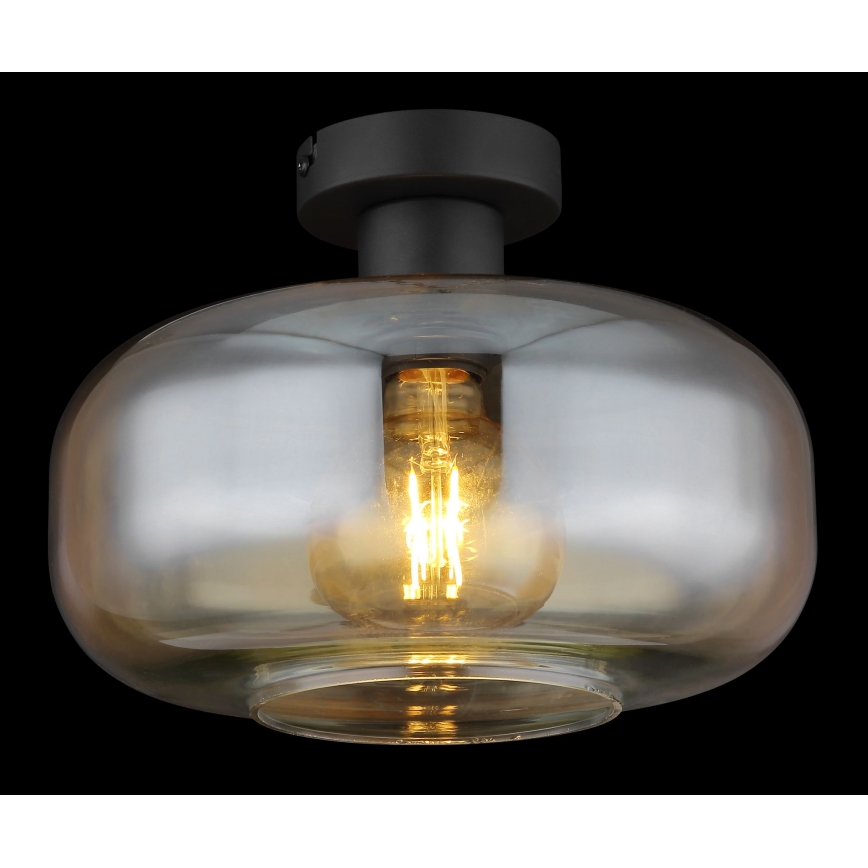Globo - Lampadario a plafone 1xE27/40W/230V diametro 28 cm limpido