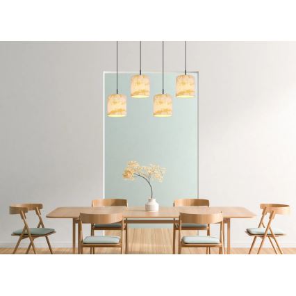 Globo 15580-4H - Lampadario a sospensione con filo ENGELBERT 4xE27/40W/230V
