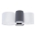 Globo 15586-4D - Plafoniera MAKKI 4xE27/15W/230V bianco/grigio/nero