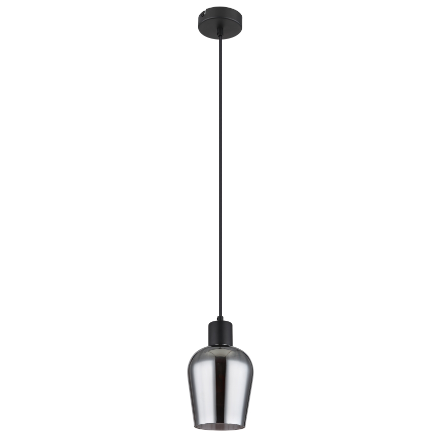Globo - Hängeleuchte 1xE27/40W/230V d 13,5 cm schwarz