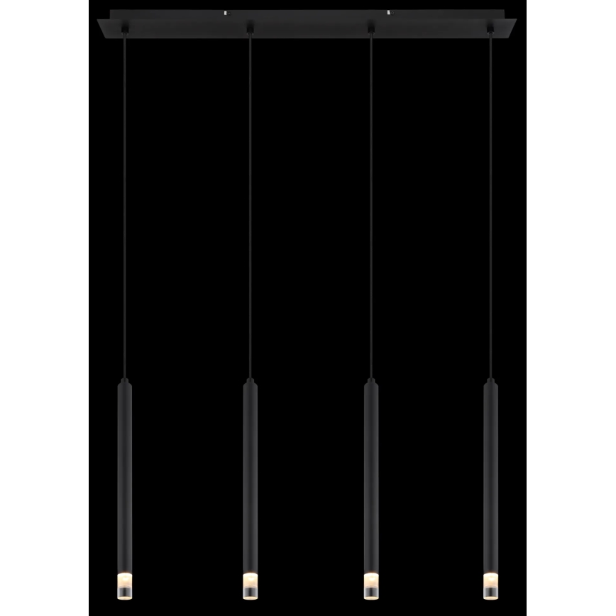 Globo - Hängeleuchte 4xG9/4W/230V schwarz