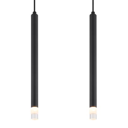 Globo - Lampadario a sospensione con filo 4xG9/4W/230V nero