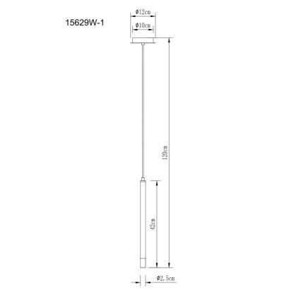 Globo - Suspension filaire 1xG9/4W/230V d. 12 cm