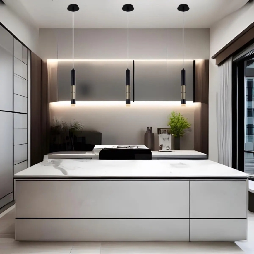 Globo - LED-Pendelleuchte an Seil LED/12W/230V 3000K schwarz