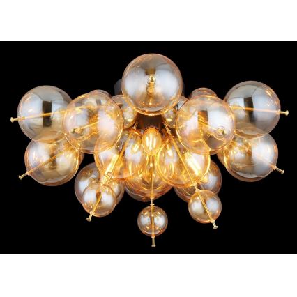 Globo - Lampadario a plafone 3xE14/25W/230V diametro 55 cm oro
