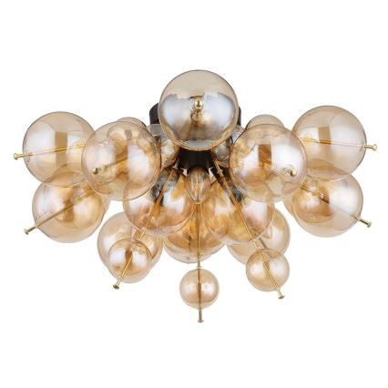 Globo - Lampadario a plafone 3xE14/25W/230V diametro 55 cm oro