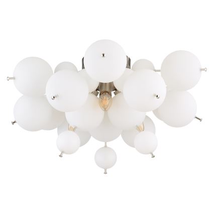 Globo - Lampadario a plafone 3xE14/25W/230V diametro 55 cm bianco