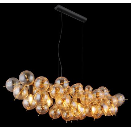 Globo - Lampadario sospeso con cavo 6xE14/25W/230V dorato