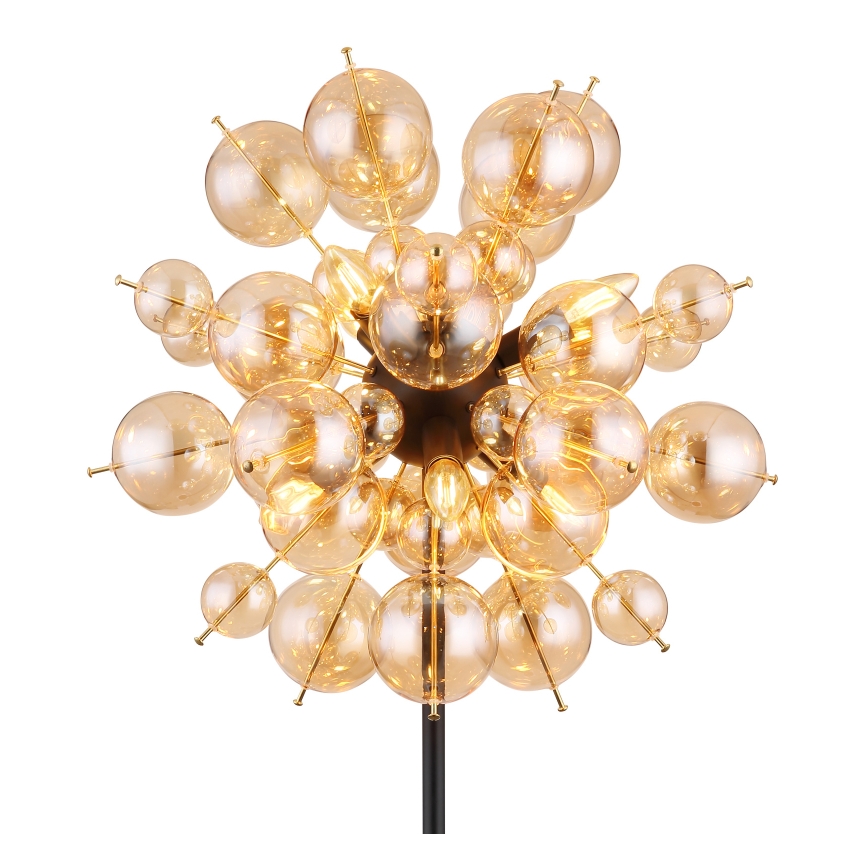 Globo - Lampadaire 6xE14/25W/230V doré