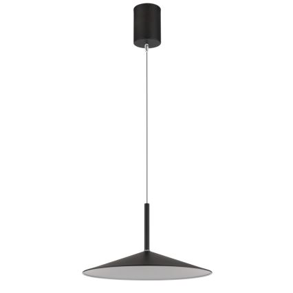 Globo - LED-Pendelleuchte an Stahlseil LED/18W/230V 4000K schwarz