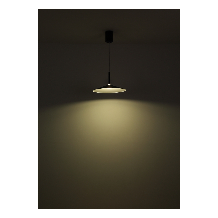 Globo - Suspension LED sur câble, 18W, 230V, 4000K, noire