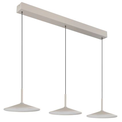 Globo - LED-Pendelleuchte an Seil LED/24W/230V 4000K beige