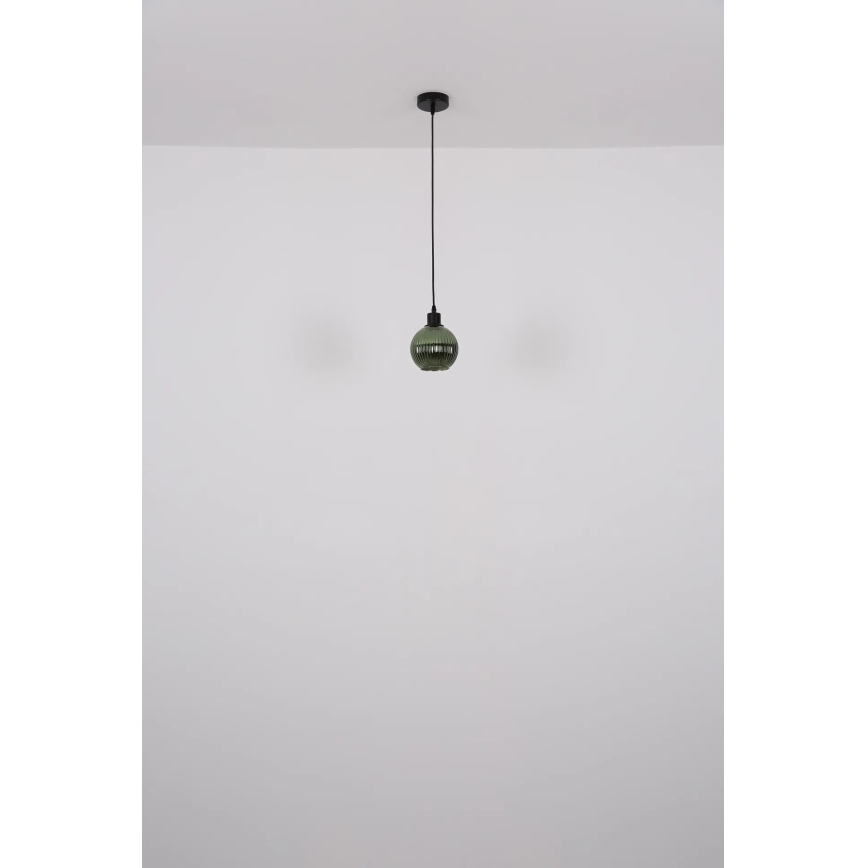Globo - Lampadario a sospensione con filo 1xE27/25W/230V diametro 15 cm rame