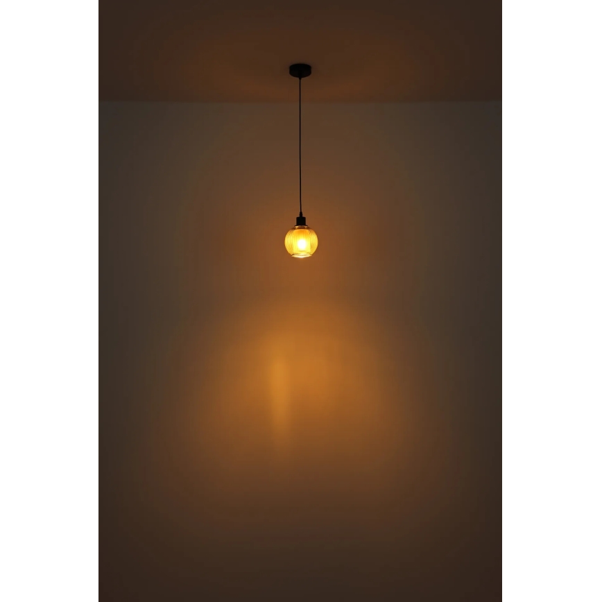 Globo - Suspension filaire 1xE27/25W/230V d. 15 cm vert