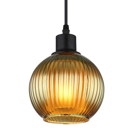 Globo - Suspension filaire 1xE27/25W/230V d. 15 cm vert