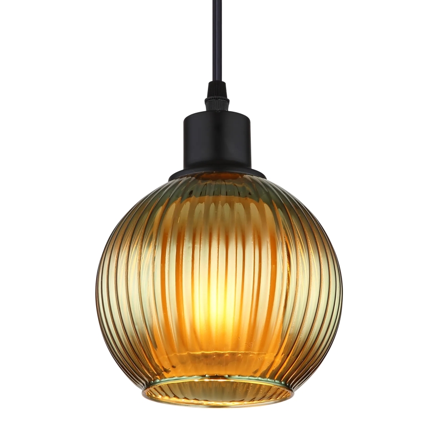 Globo - Suspension filaire 1xE27/25W/230V d. 15 cm vert