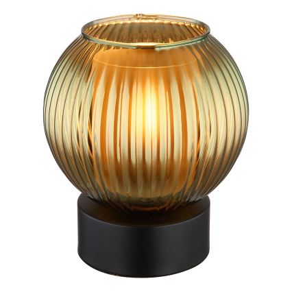 Globo - Lampada da tavolo 1xE27/25W/230V diametro 15 cm verde