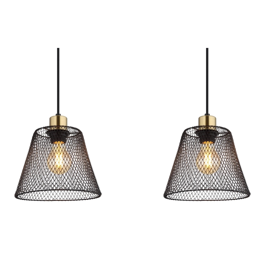 Globo - Lampadario a sospensione con filo 3xE27/40W/230V