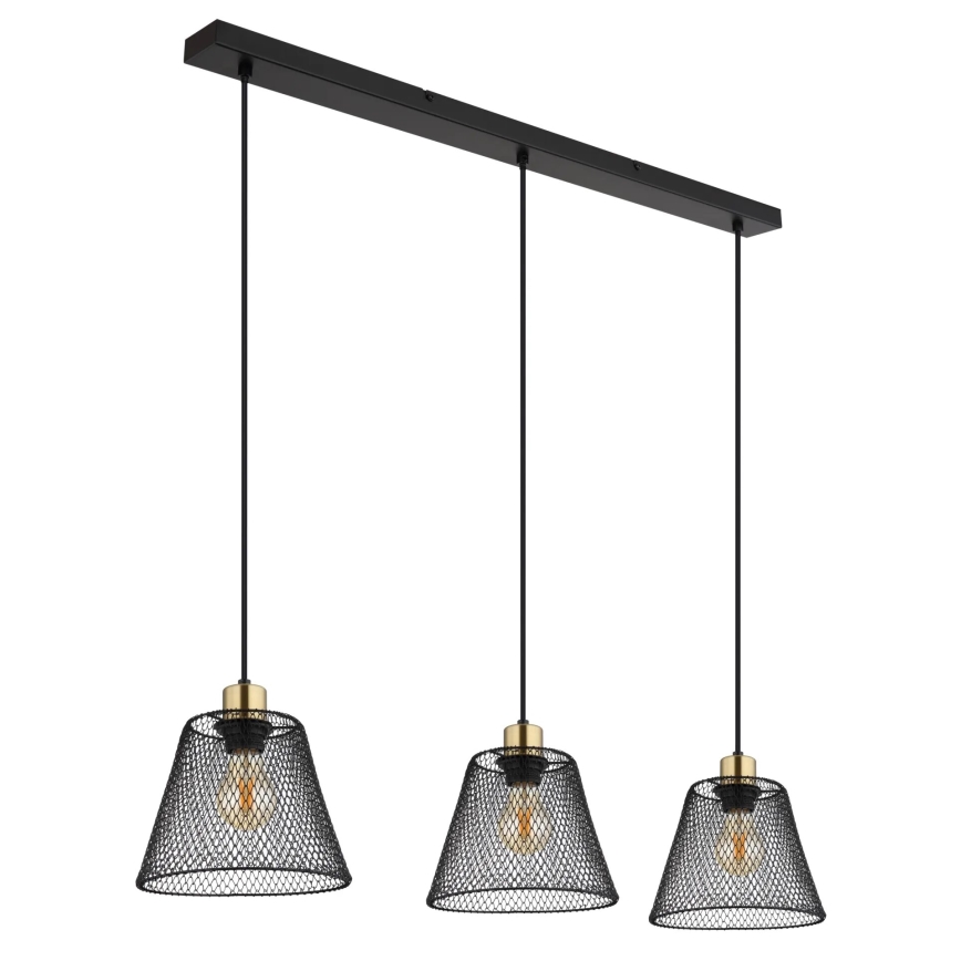 Globo - Suspension filaire 3xE27/40W/230V