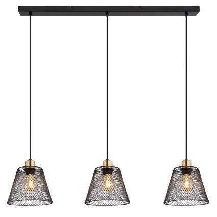Globo - Suspension filaire 3xE27/40W/230V