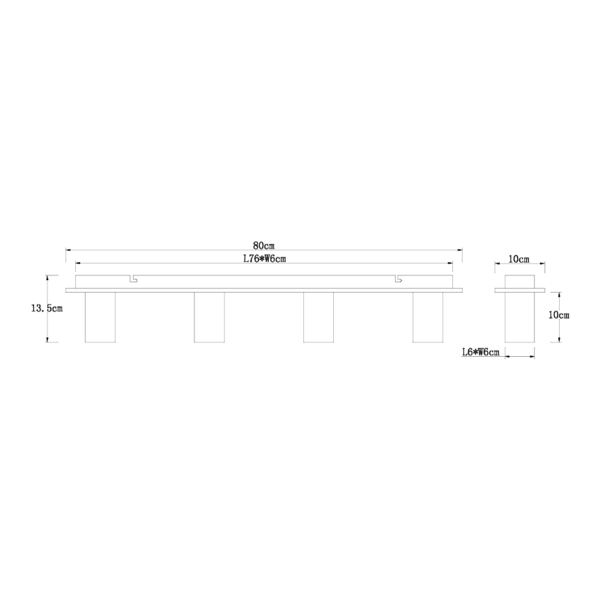 Globo 15655-4D - Plafonnier ERNA 4xE27/60W/230V
