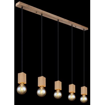 Globo 15655-5H - Lampadario a sospensione con filo ERNA 5xE27/60W/230V