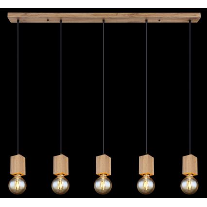 Globo 15655-5H - Lampadario a sospensione con filo ERNA 5xE27/60W/230V