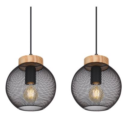 Globo - Lampadario a sospensione con cavo 4xE27/40W/230V