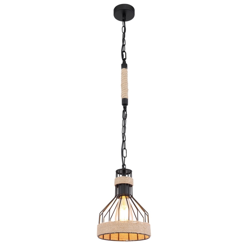 Globo - Lampadario su catena 1xE27/60W/230V