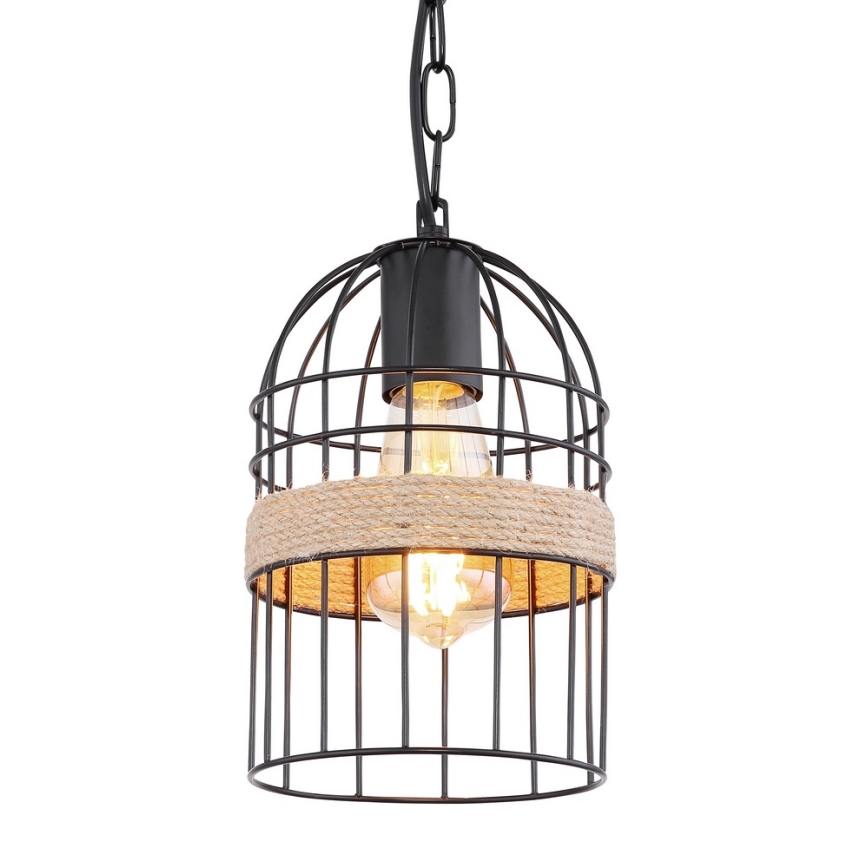 Globo - Lampadario su catena 1xE27/60W/230V