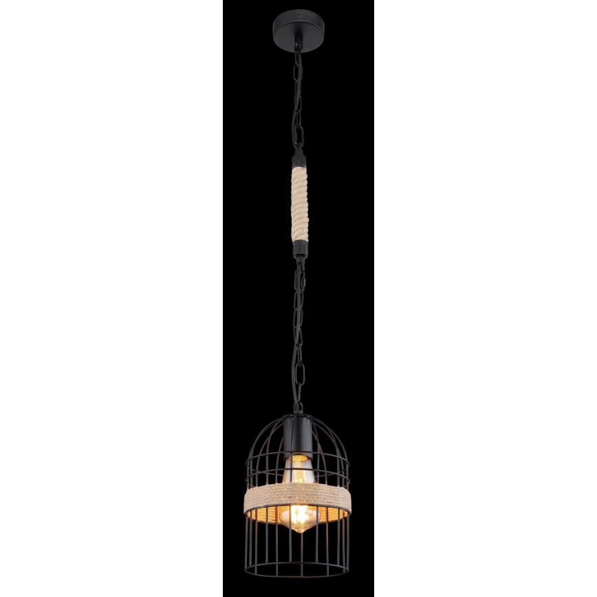 Globo - Lampadario su catena 1xE27/60W/230V