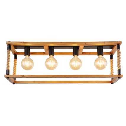Globo 15691-4D - Plafoniera VERNON 4xE27/60W/230V