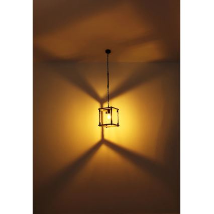Globo 15691H - Lampadario a sospensione con filo VERNON 1xE27/60W/230V
