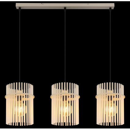 Globo - Pendelleuchte an Kabel 3xE27/60W/230V