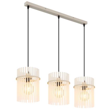 Globo - Suspension sur câble 3xE27/60W/230V