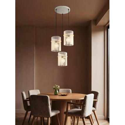 Globo - Lampadario a cavo 3xE27/60W/230V