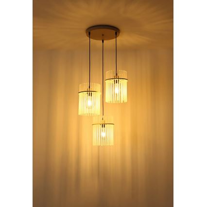 Globo - Lampadario a cavo 3xE27/60W/230V