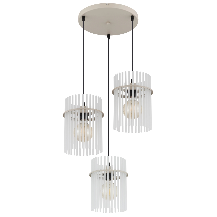 Globo - Suspension à câble 3xE27/60W/230V