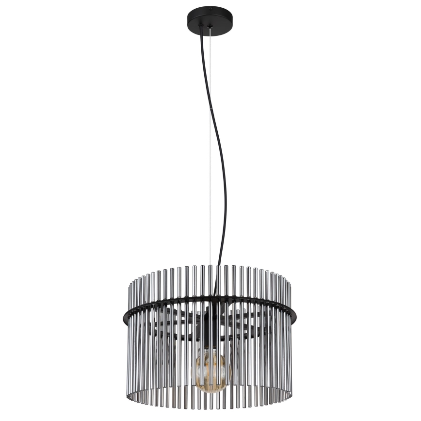 Globo - Lampadario a sospensione con filo 1xE27/60W/230V diametro 40 cm nero