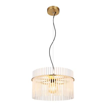 Globo - Hängeleuchte 1xE27/60W/230V d 40 cm golden