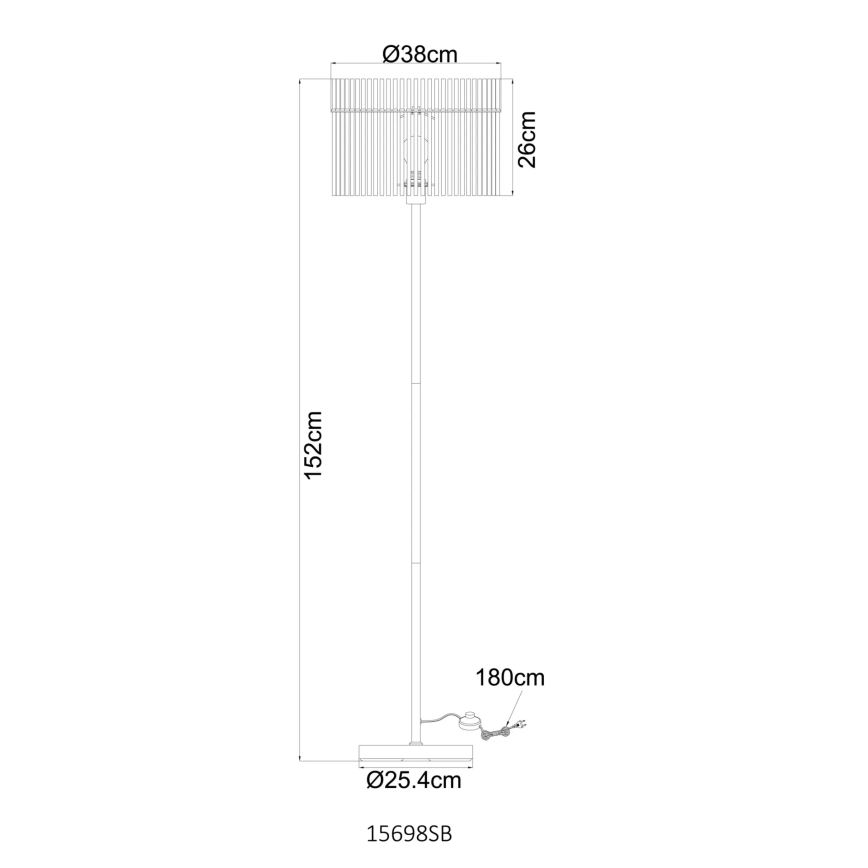 Globo - Lampada da terra 1xE27/60W/230V